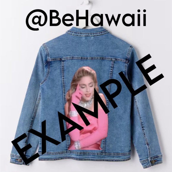 Message me FIRST - BeHawaii Custom Jean Jacket - Picture 3 of 17